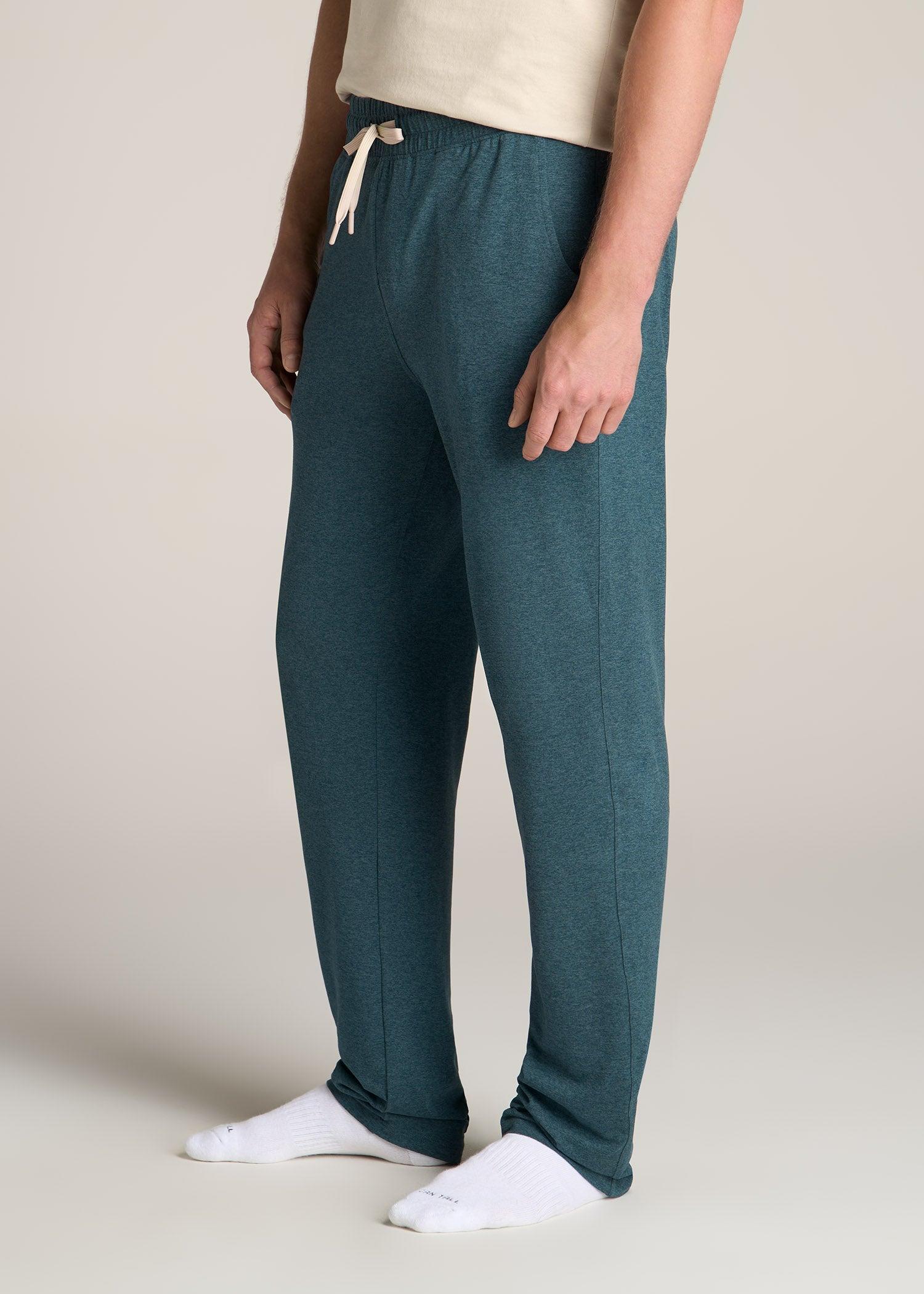 Weekender Stretch Men's Tall Lounge Pant in Dark Teal Mix Male Product Image