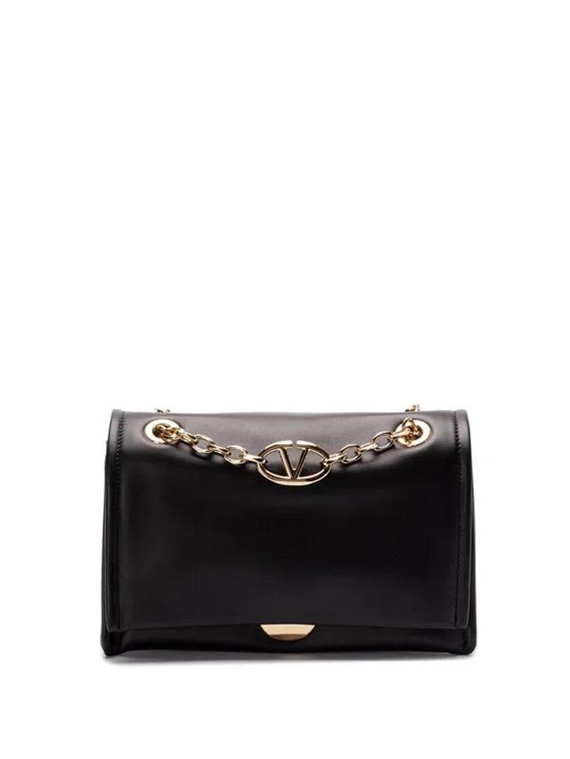 V Logo Chain Small Shoulder Bag In Black   Product Image