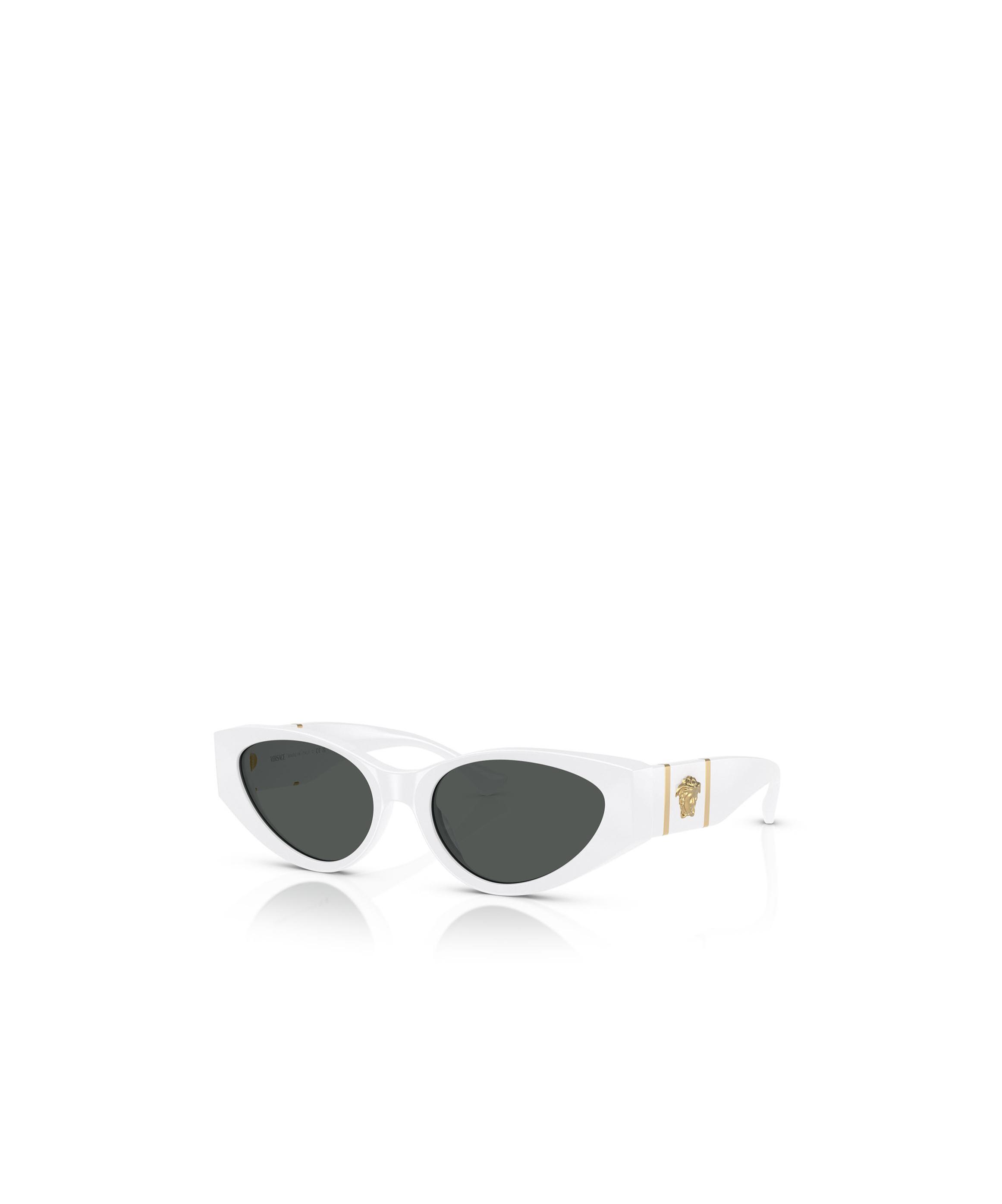 VERSACE Cat's Eye Sunglasses In Black Product Image