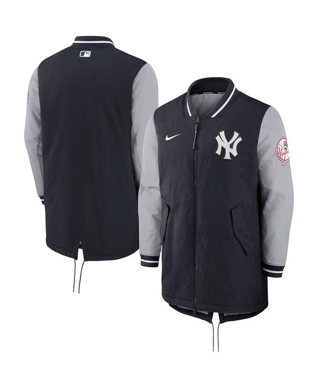 Mens Nike New York Yankees Dugout Performance Full-Zip Jacket Blue Product Image