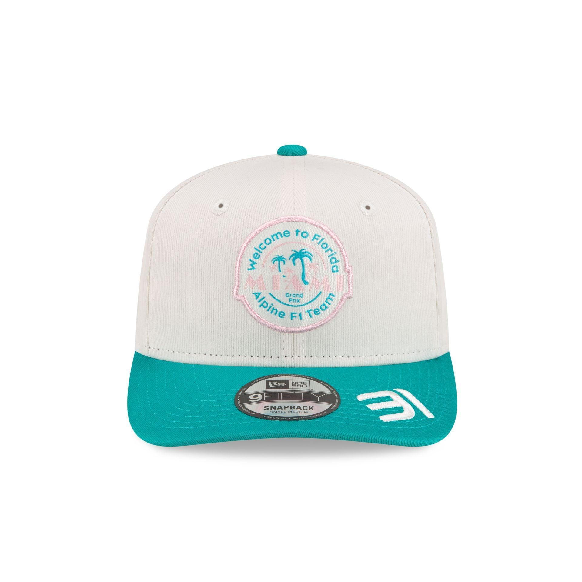 2024 Miami Race Special BWT Alpine F1 Team Esteban Ocon 9FIFTY Original Fit Snapback Hat Male Product Image