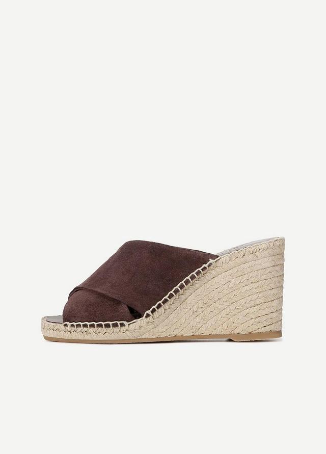 Gaelan Suede Wedge Sandal Product Image