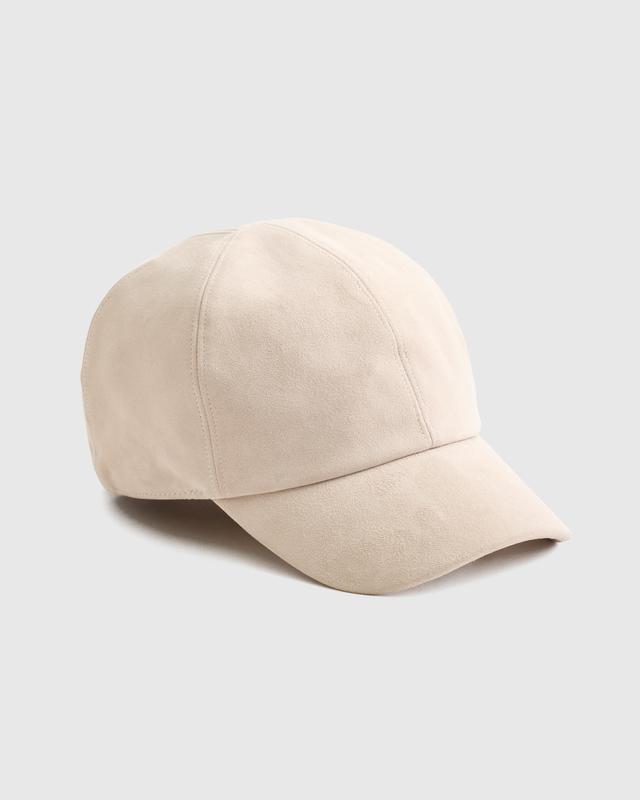 Italian Suede Baseball Cap Product Image