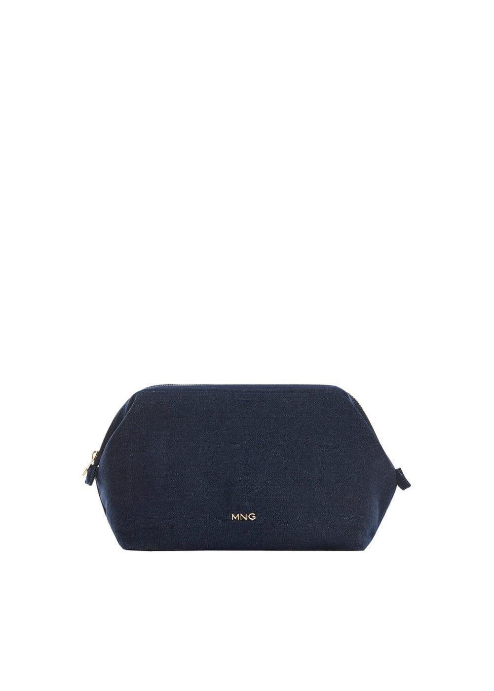 MANGO - Denim toiletry bag - One size - Women Product Image