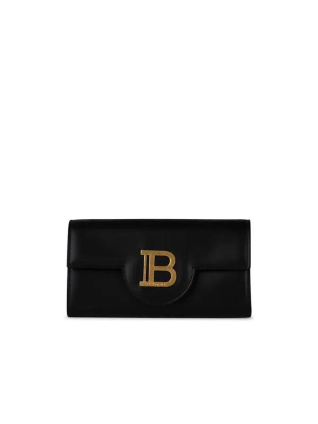 B-buzz Black Leather Crossbody Bag Product Image