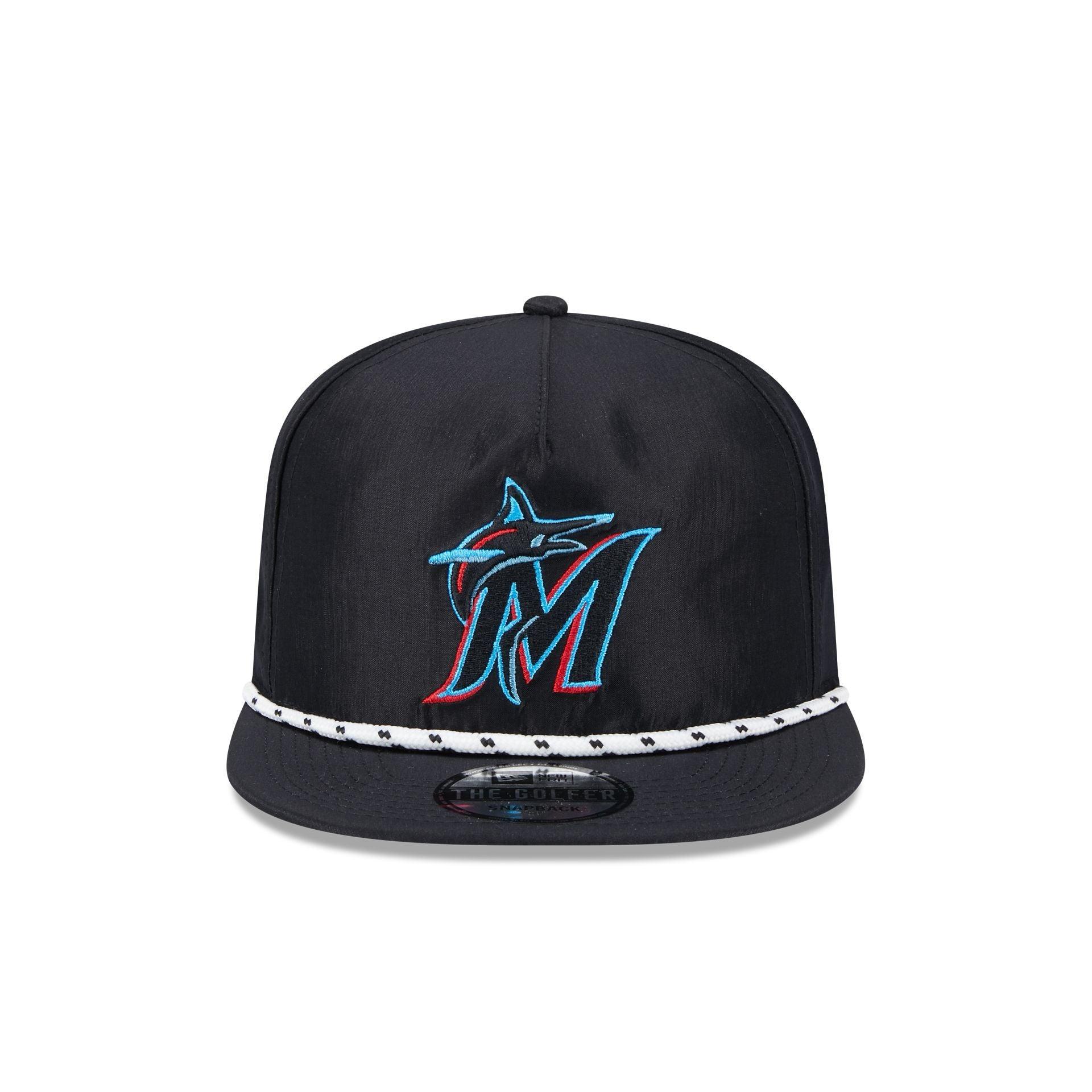 Miami Marlins Team Rope Golfer Hat Male Product Image