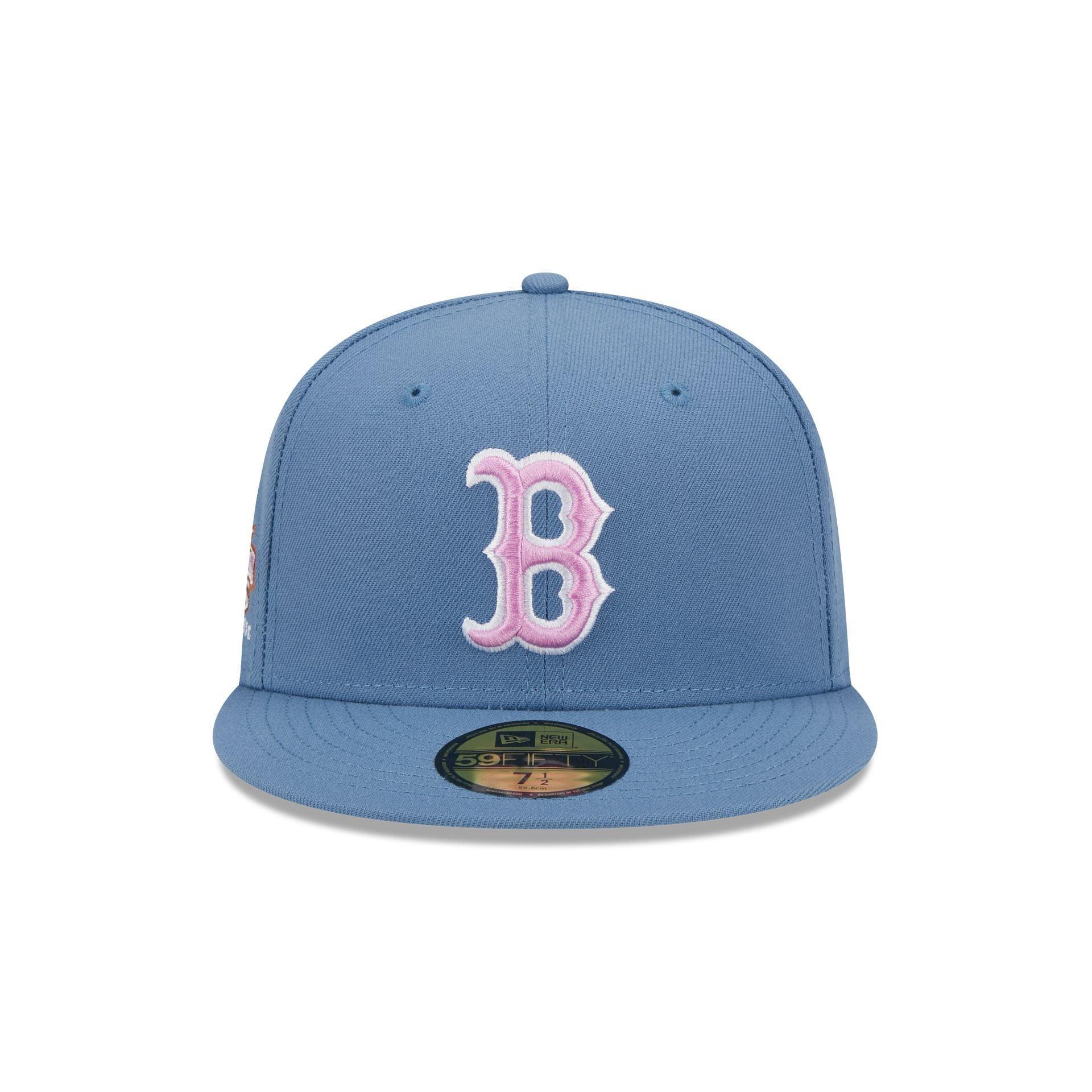 Boston Red Sox Color Pack Faded Blue 59FIFTY Fitted Hat Male Product Image