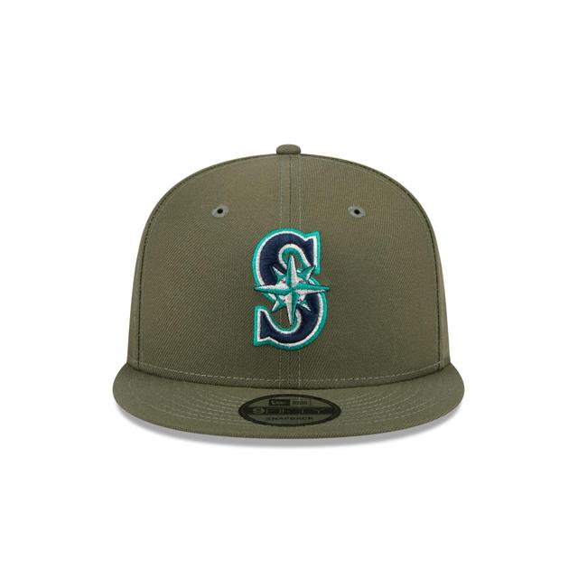 Seattle Mariners Olive 9FIFTY Snapback Hat Male Product Image