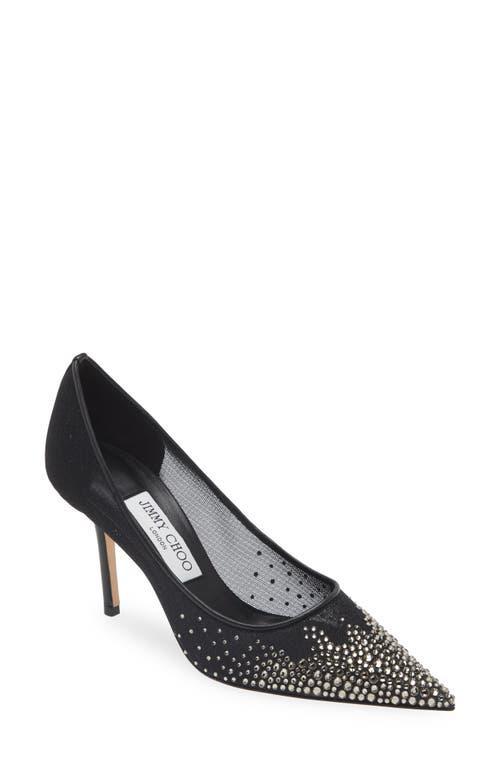 Jimmy Choo Love Crystal Embellished Pointed Toe Pump Product Image