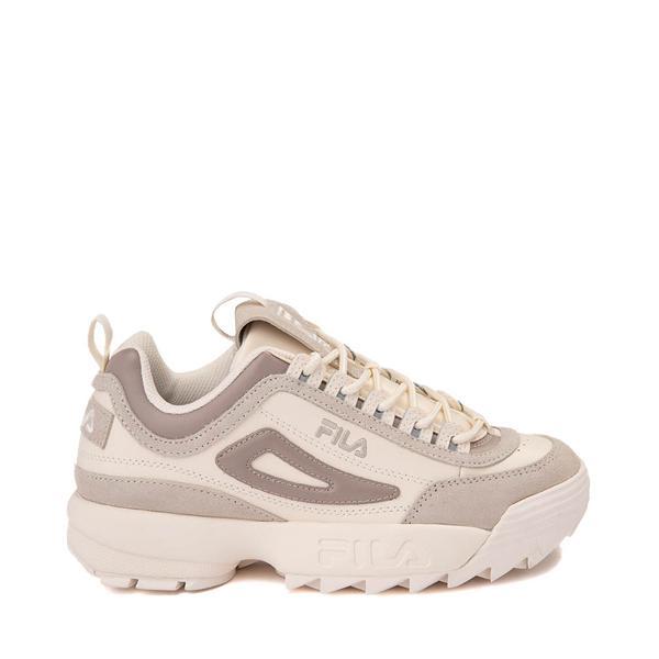 Womens Fila Disruptor 2 Premium Athletic Shoe - Gardenia / Silver Lining / Goat Product Image