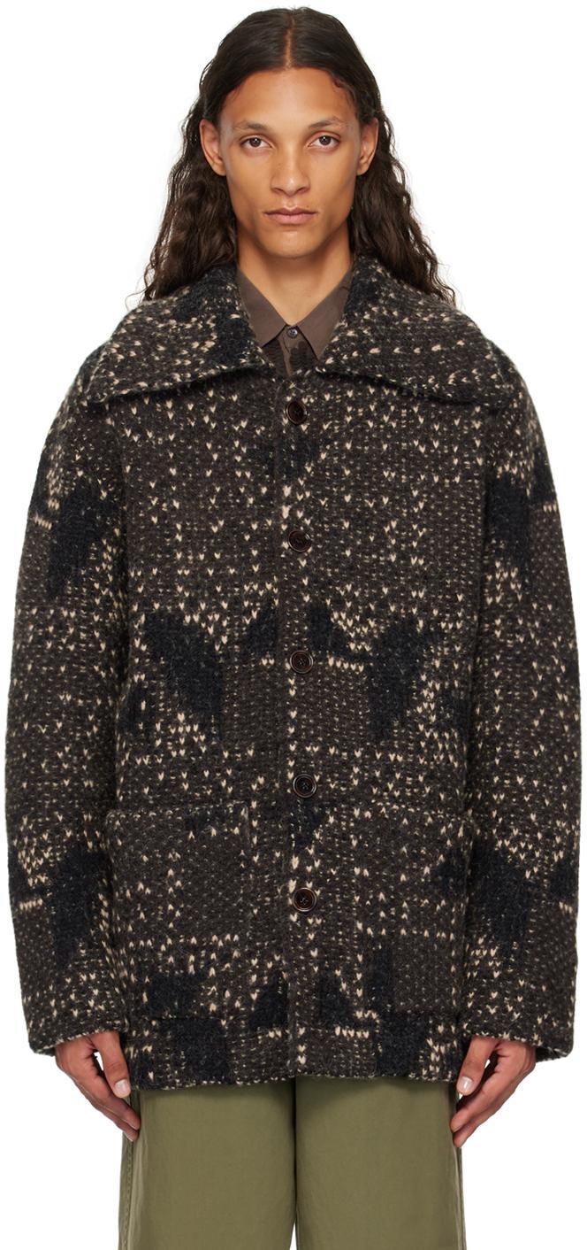 DRIES VAN NOTEN Montay Cardigan In Brown Product Image