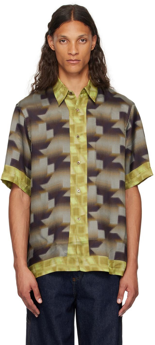 DRIES VAN NOTEN Printed Bowling Shirt In Multicoloured Product Image