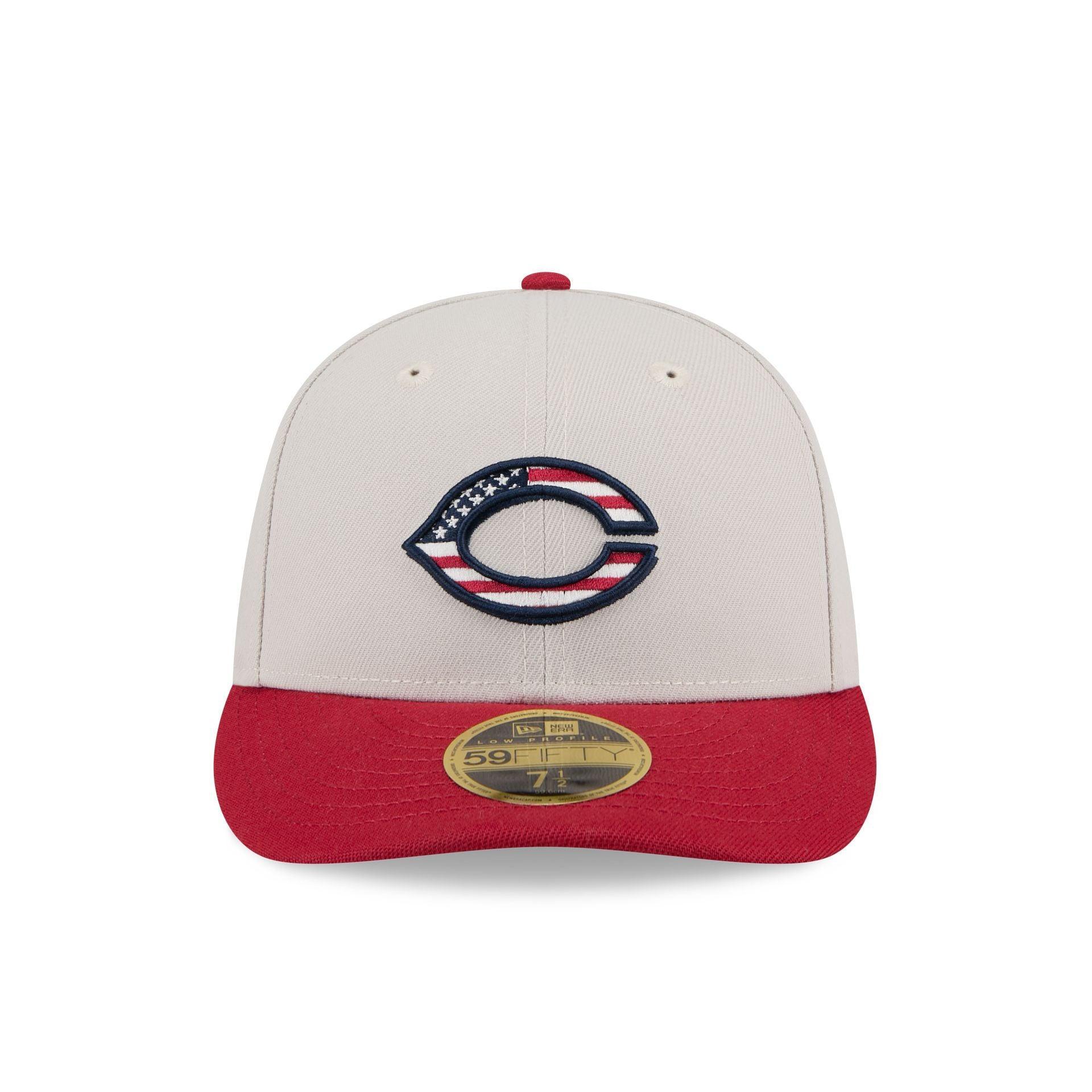 Cincinnati Reds Independence Day 2024 Low Profile 59FIFTY Fitted Hat Male Product Image