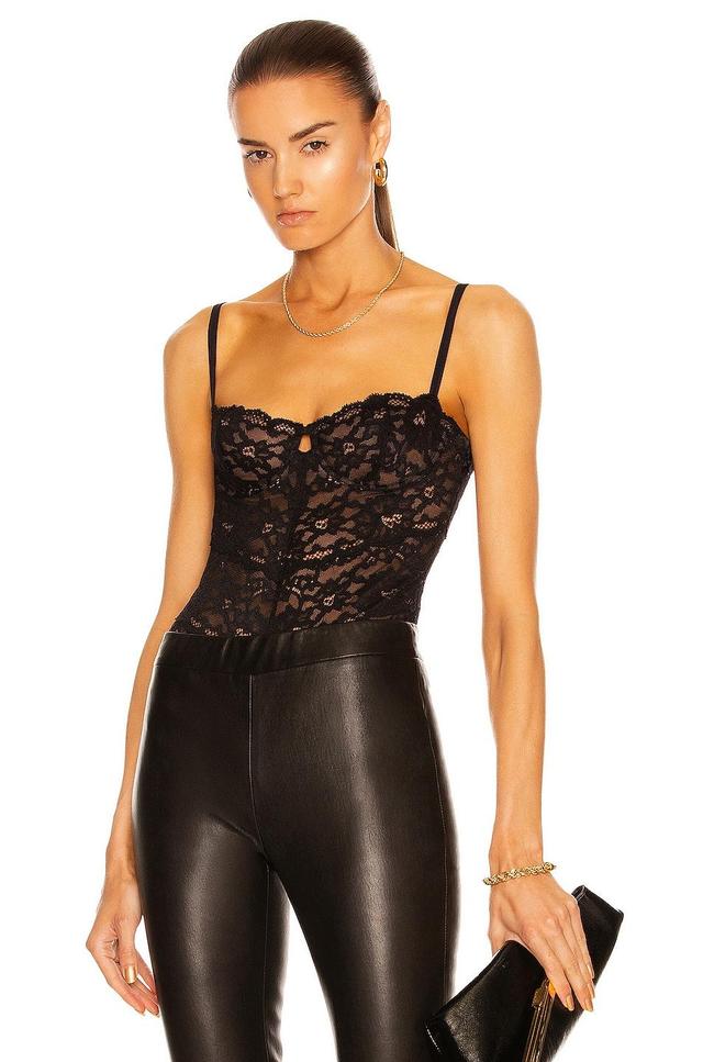 Womens Charlotte Lace Balconette Bodysuit Product Image