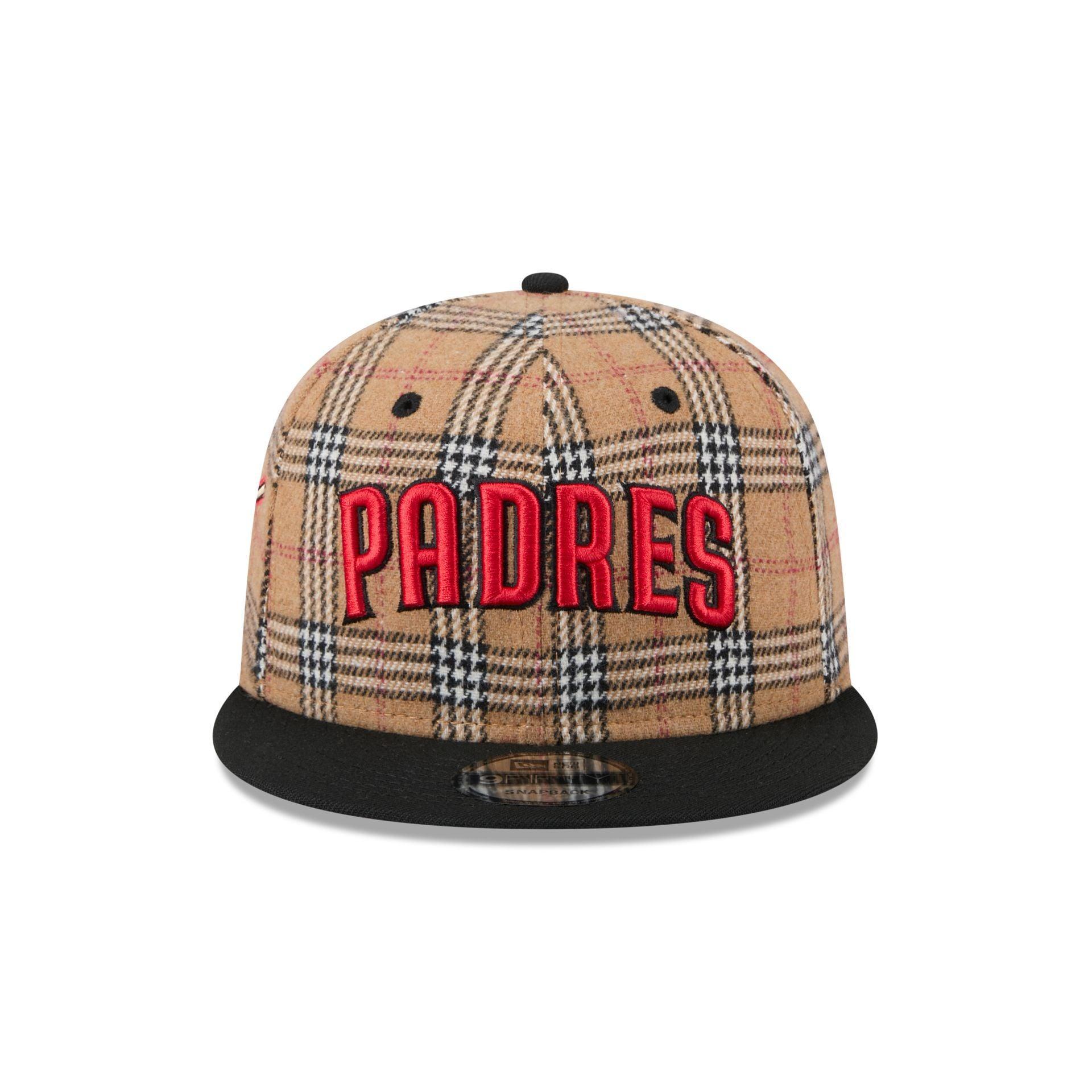 San Diego Padres Tan Tartan 9FIFTY Snapback Hat Male Product Image