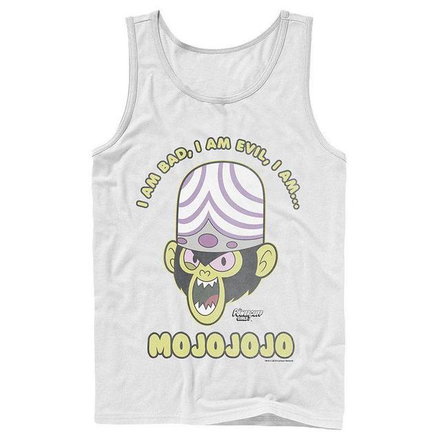 Mens Cartoon Network Mojo Intro I Am Bad, I Am Evil, I Am... MOJOJOJO Tank Top Product Image