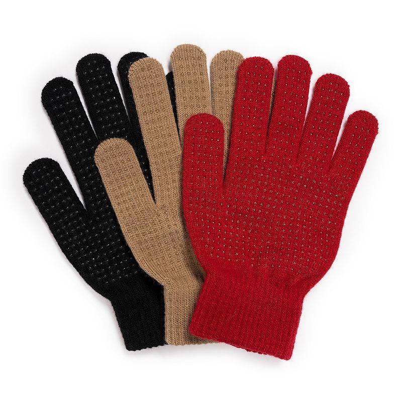 Womens MUK LUKS 3 Pair Pack of Gloves Product Image