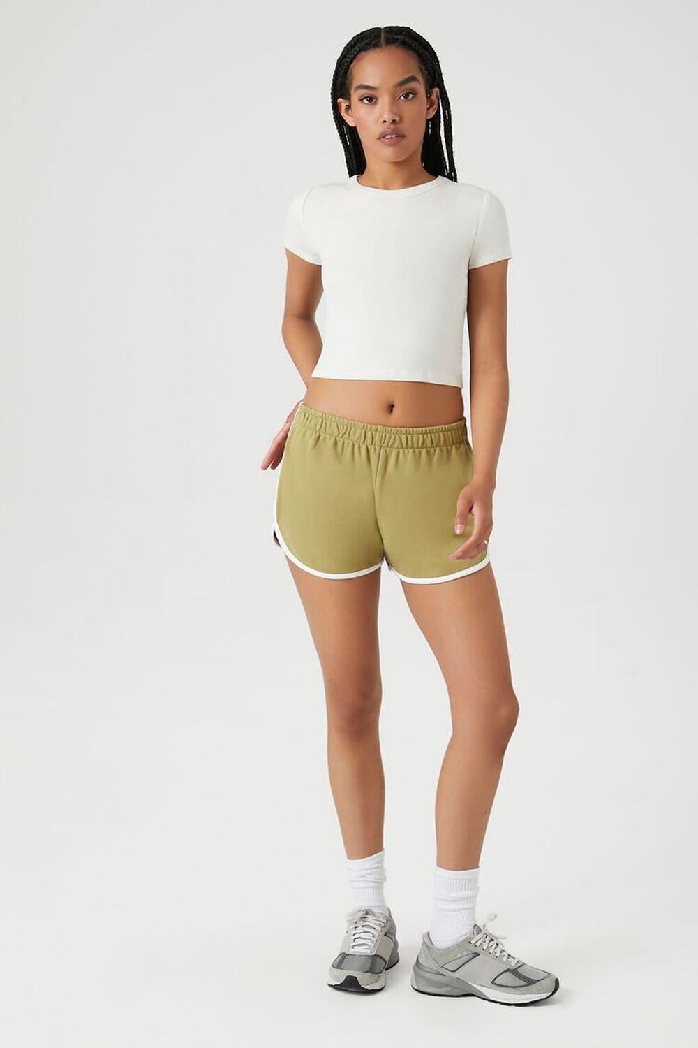 French Terry Ringer Shorts | Forever 21 Product Image