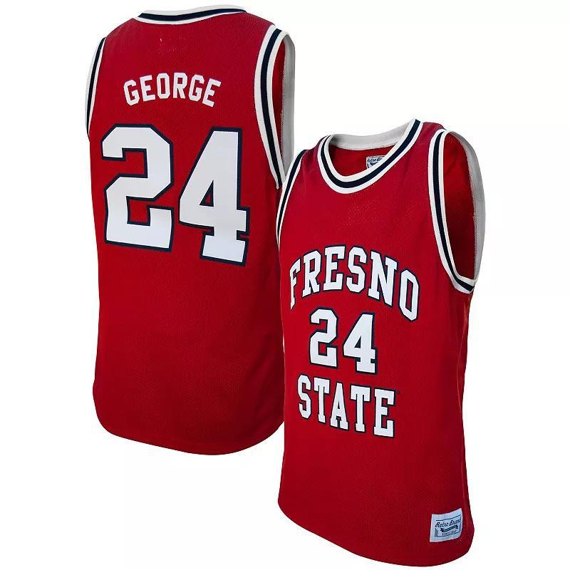 Mens Original Retro Brand Paul George Red Fresno State Bulldogs Alumni Basketball Jersey Product Image