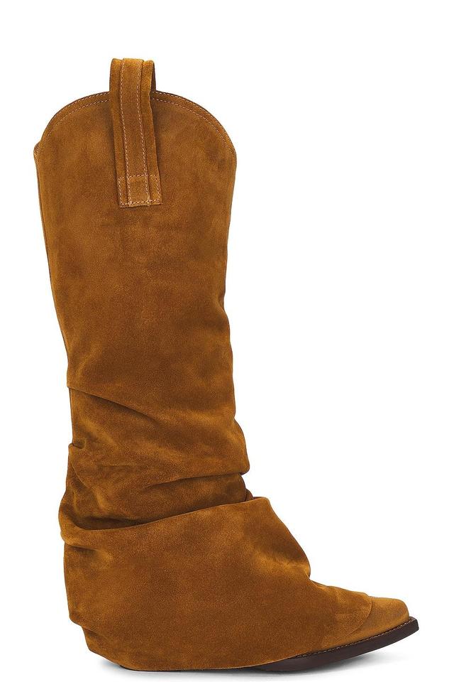 R13 Mid Cowboy Boots in Brown Product Image