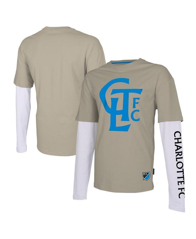 Mens Stadium Essentials Tan Charlotte Fc Status Long Sleeve T-shirt Product Image