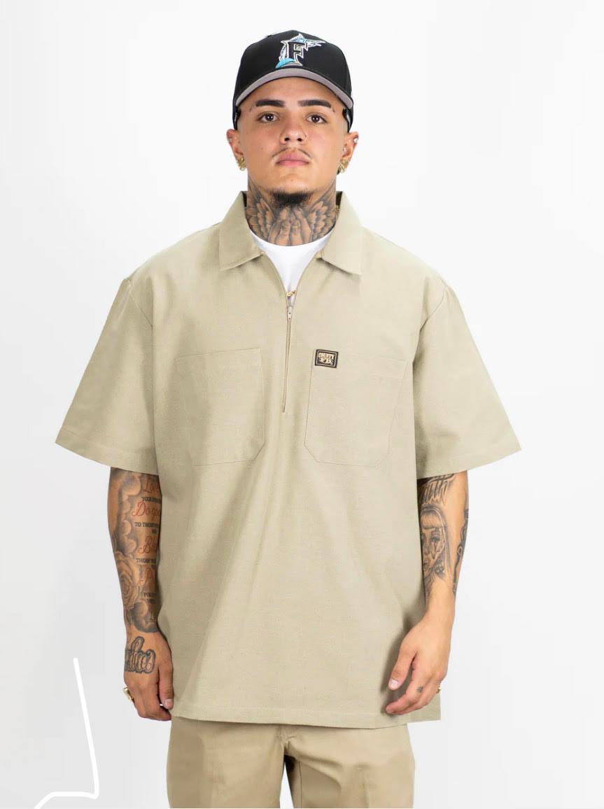 FB County Short Sleeve Zip Shirt Male Product Image