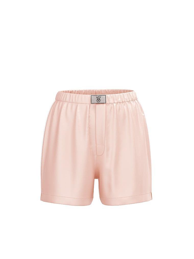 Shine Patch Satin Boxer Shorts Product Image