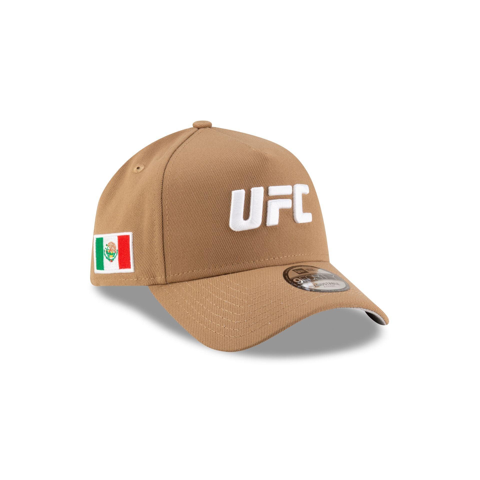 UFC Mexico Khaki 9FORTY A-Frame Snapback Hat Male Product Image