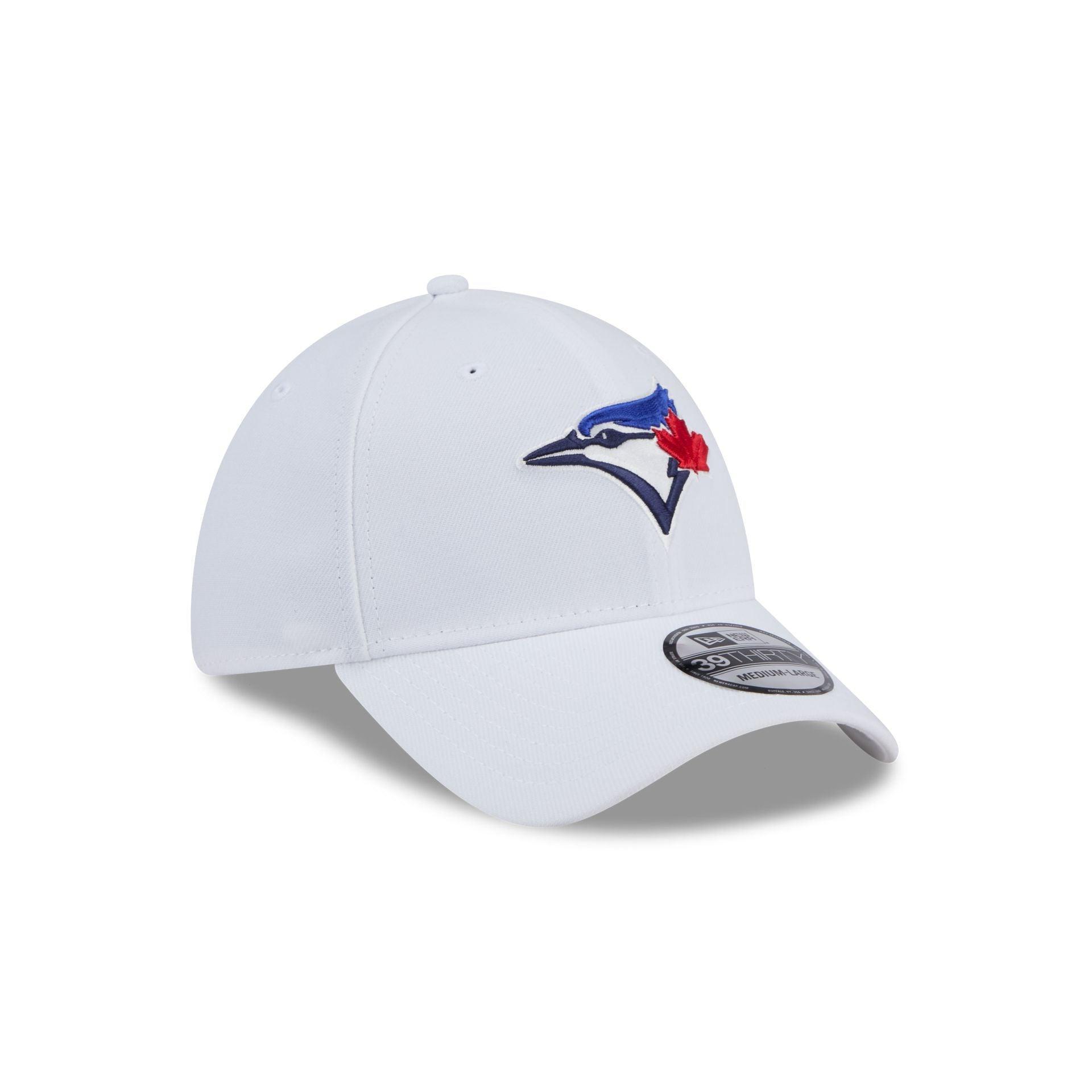 Toronto Blue Jays Optic White 39THIRTY Stretch Fit Hat Male Product Image