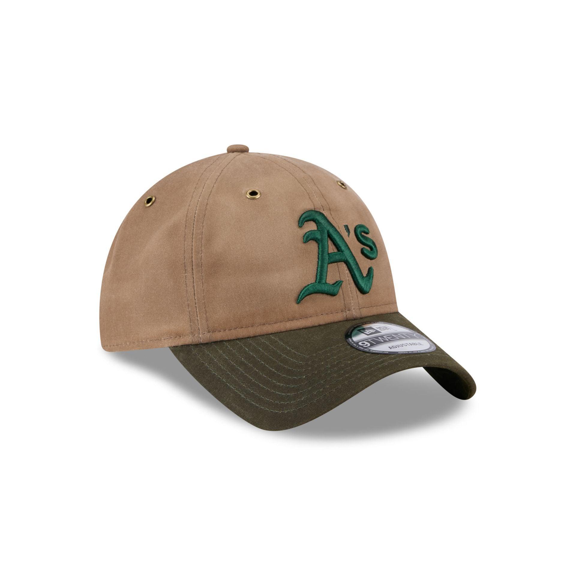 Oakland Athletics Wax Canvas 9TWENTY Adjustable Hat Male Product Image