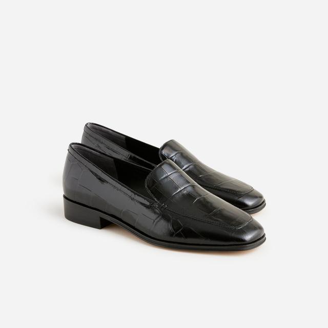 Maison loafers in croc-embossed Italian leather Product Image