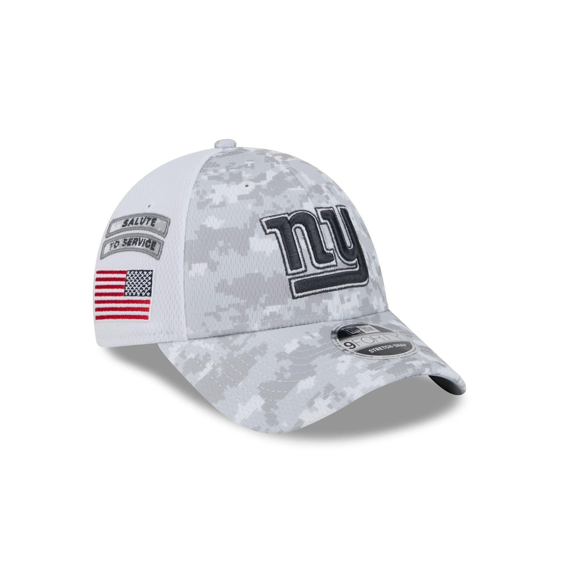 New York Giants 2024 Salute to Service 9FORTY Stretch-Snap Hat Male Product Image