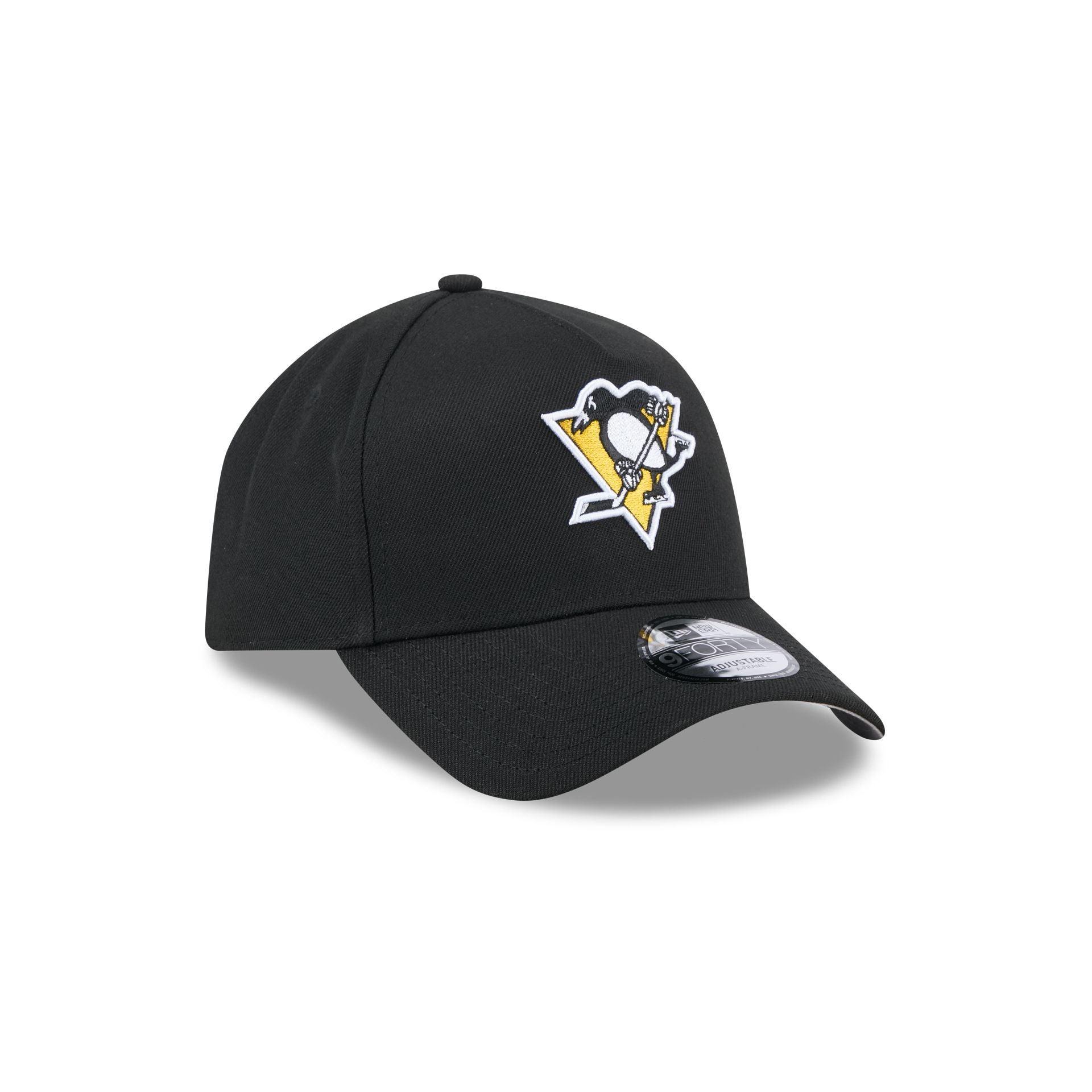 Pittsburgh Penguins Team 9FORTY A-Frame Snapback Hat Male Product Image