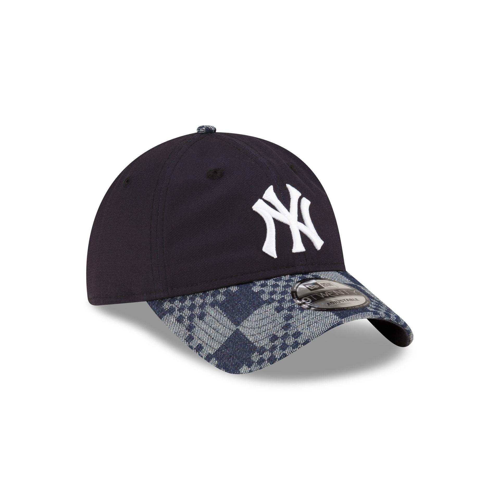 New York Yankees Pattern Denim 9TWENTY Adjustable Hat Male Product Image