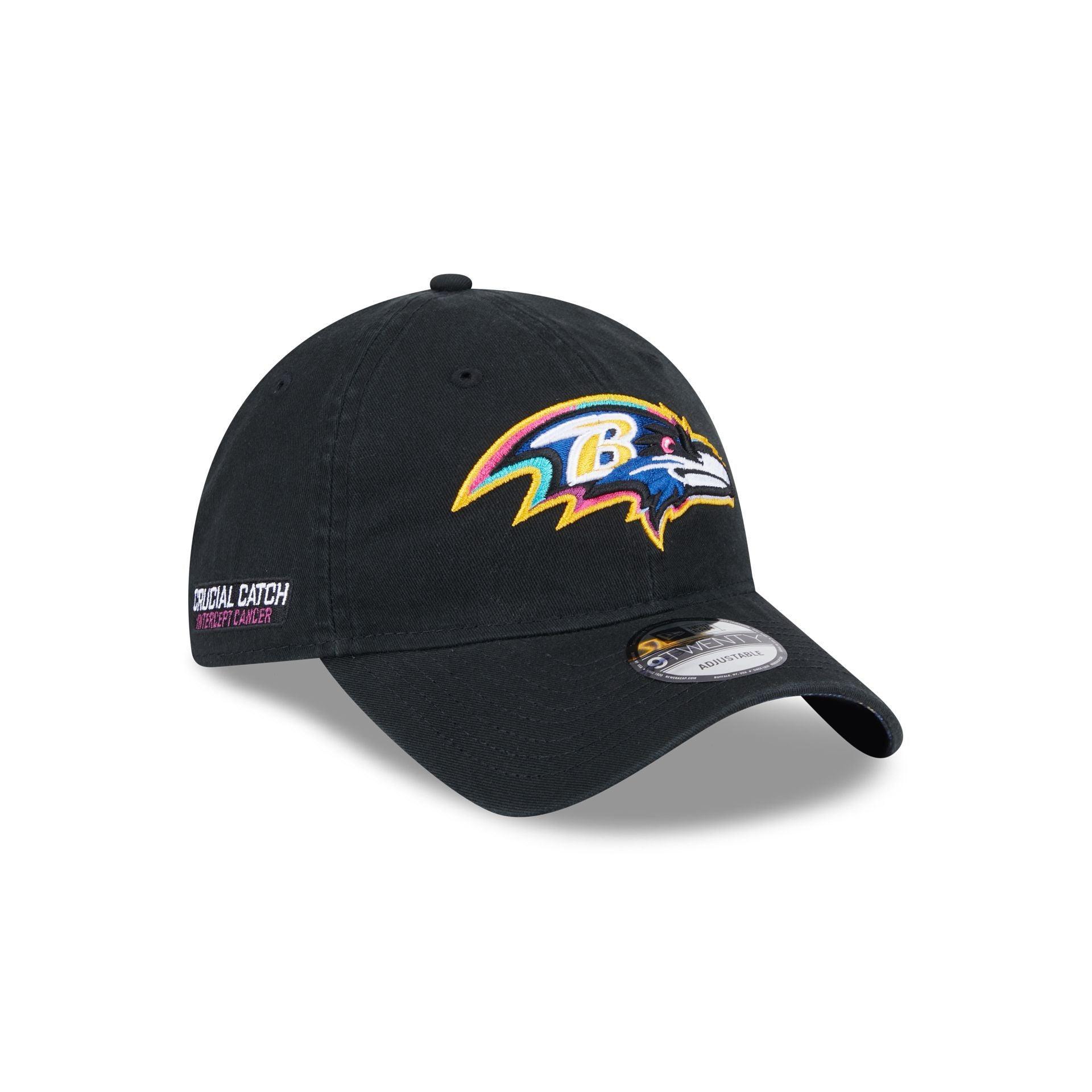 Baltimore Ravens 2024 Crucial Catch 9TWENTY Adjustable Hat Male Product Image