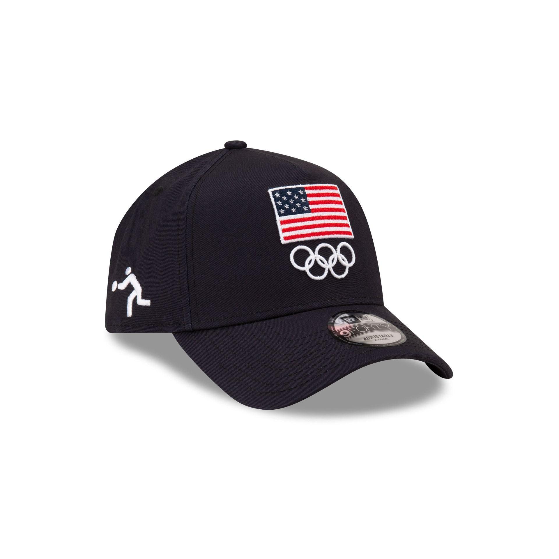 Team USA Gymnastics Navy 9FORTY A-Frame Snapback Male Product Image