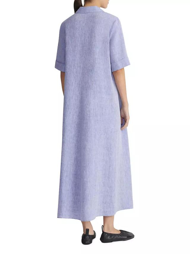 Illustrious Linen Short-Sleeve Dress Product Image