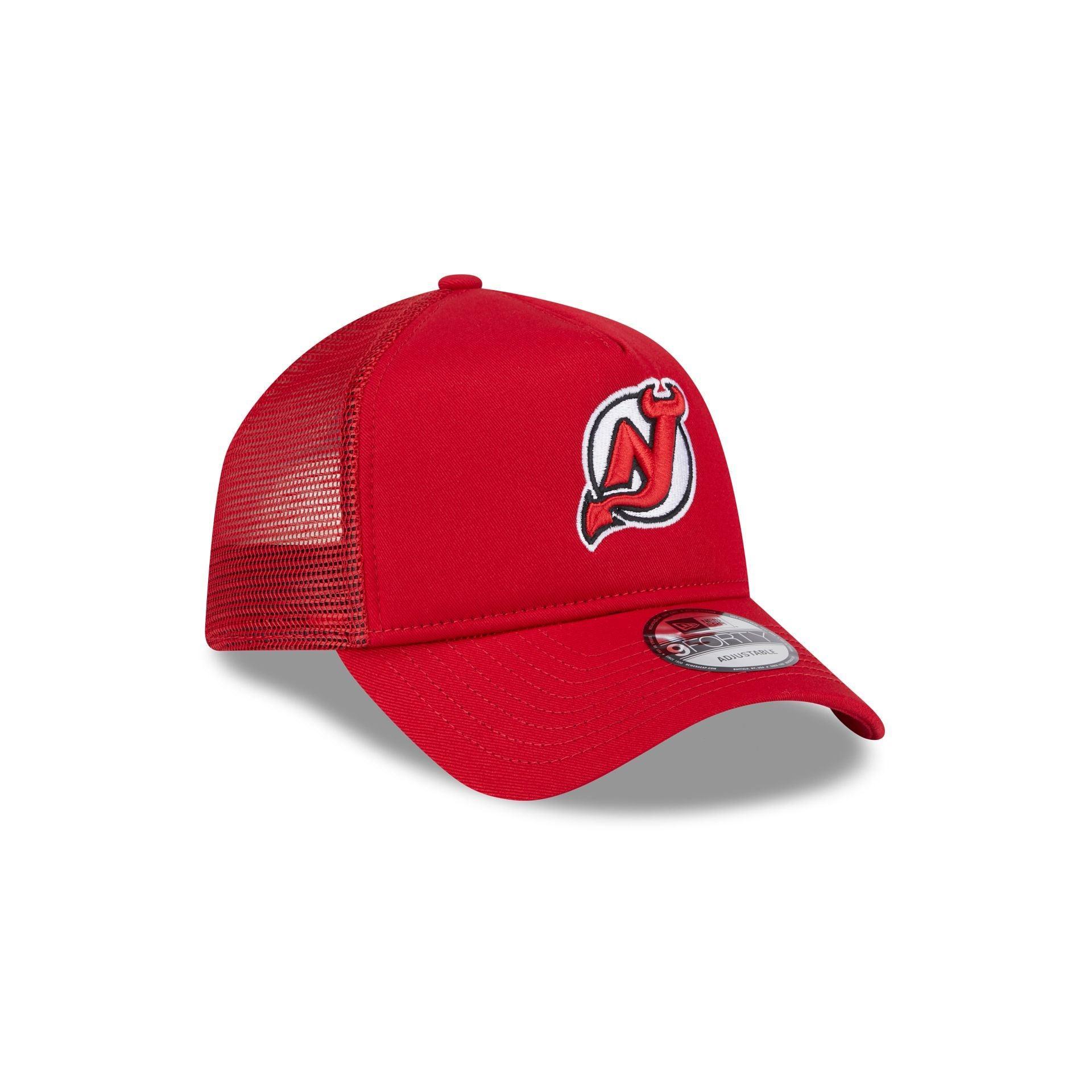 New Jersey Devils 9FORTY A-Frame Trucker Hat Male Product Image