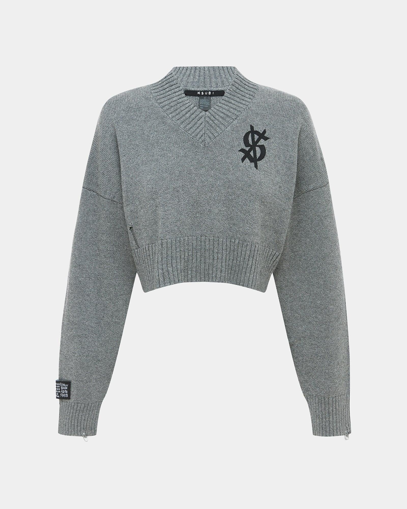 SKIPPER KNIT GREY MARLE Female Product Image