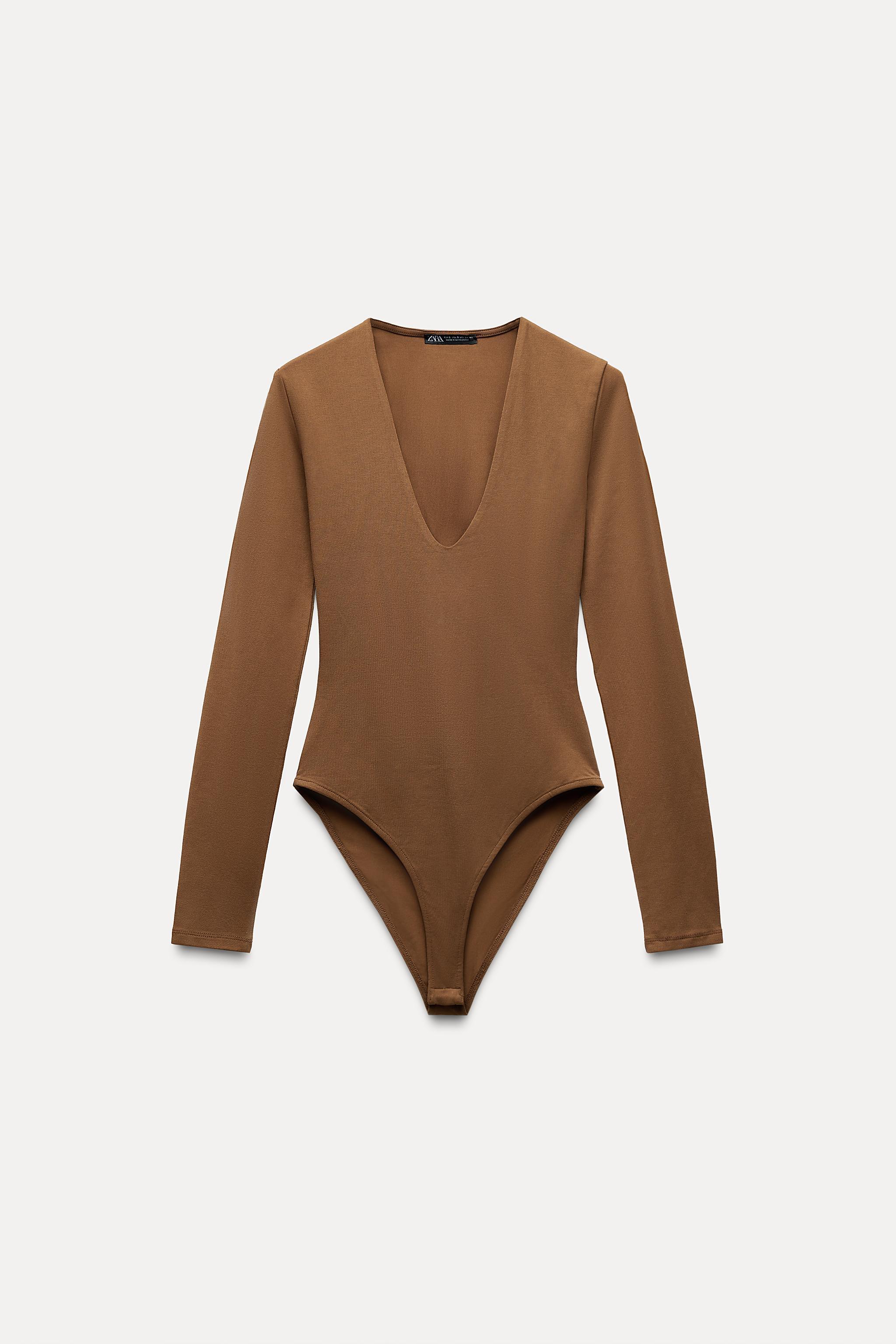 LONG SLEEVE COTTON BODYSUIT Product Image