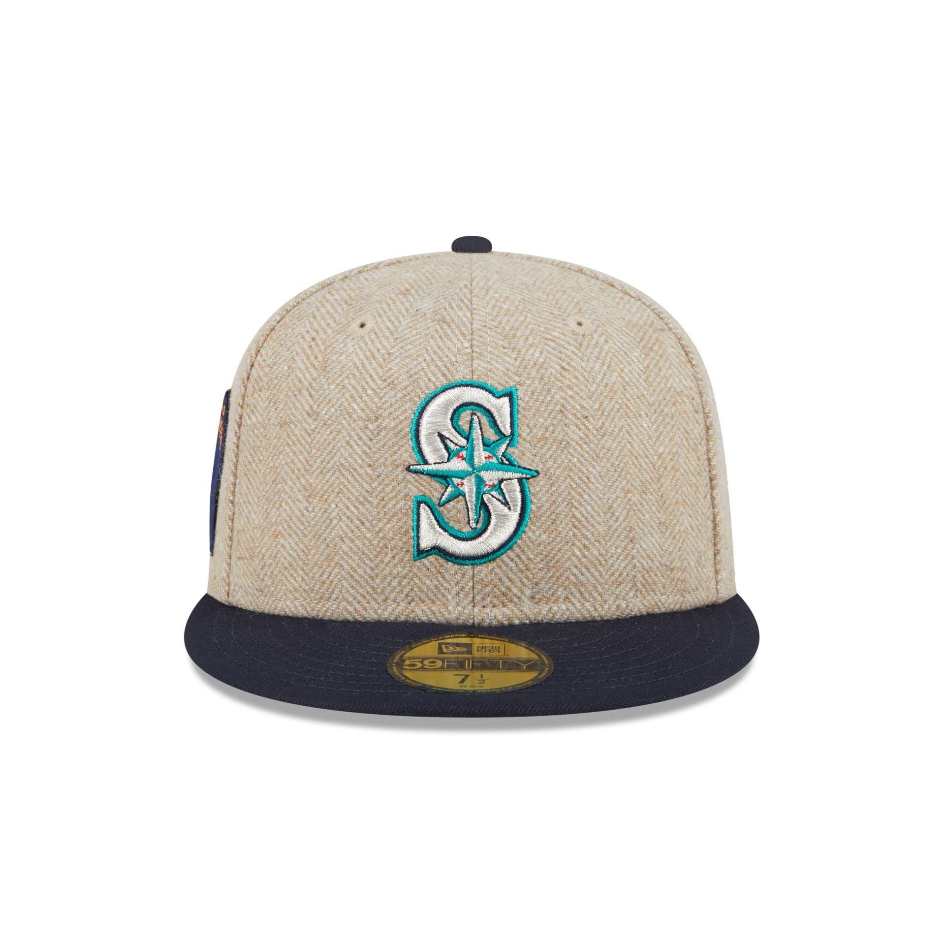 Seattle Mariners Herringbone Moon 59FIFTY Fitted Hat Male Product Image