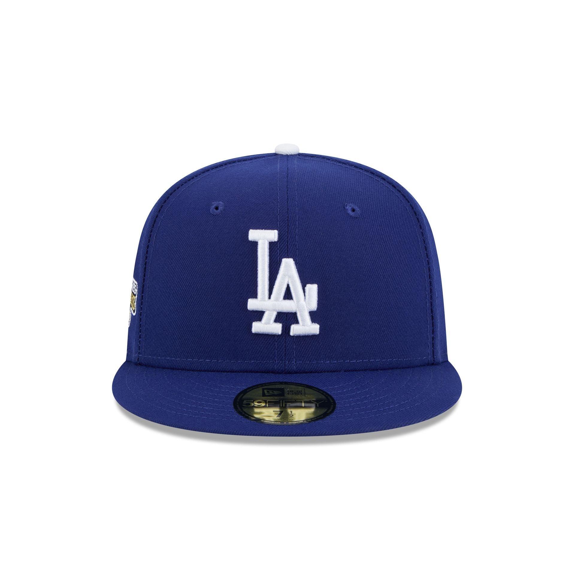 Los Angeles Dodgers 2024 World Series Champions Trophy Side Patch 59FIFTY Fitted Hat Male Product Image