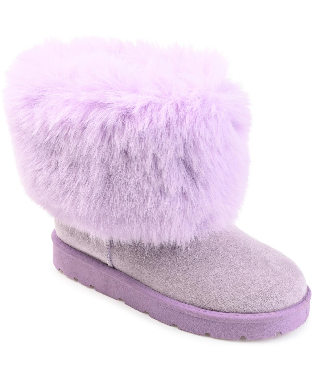 Journee Collection Shanay Tru Comfort Foam Womens Faux-Fur Winter Boots Product Image