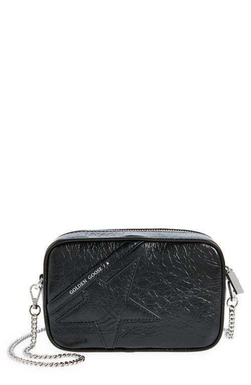 Golden Goose Star Wrinkled Leather Crossbody Camera Bag Product Image