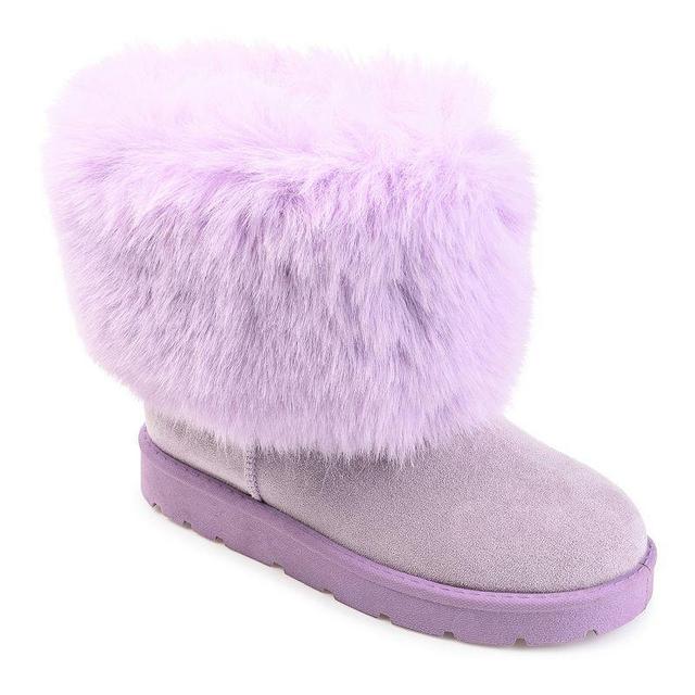 Journee Collection Shanay Tru Comfort Foam Womens Faux-Fur Winter Boots Product Image