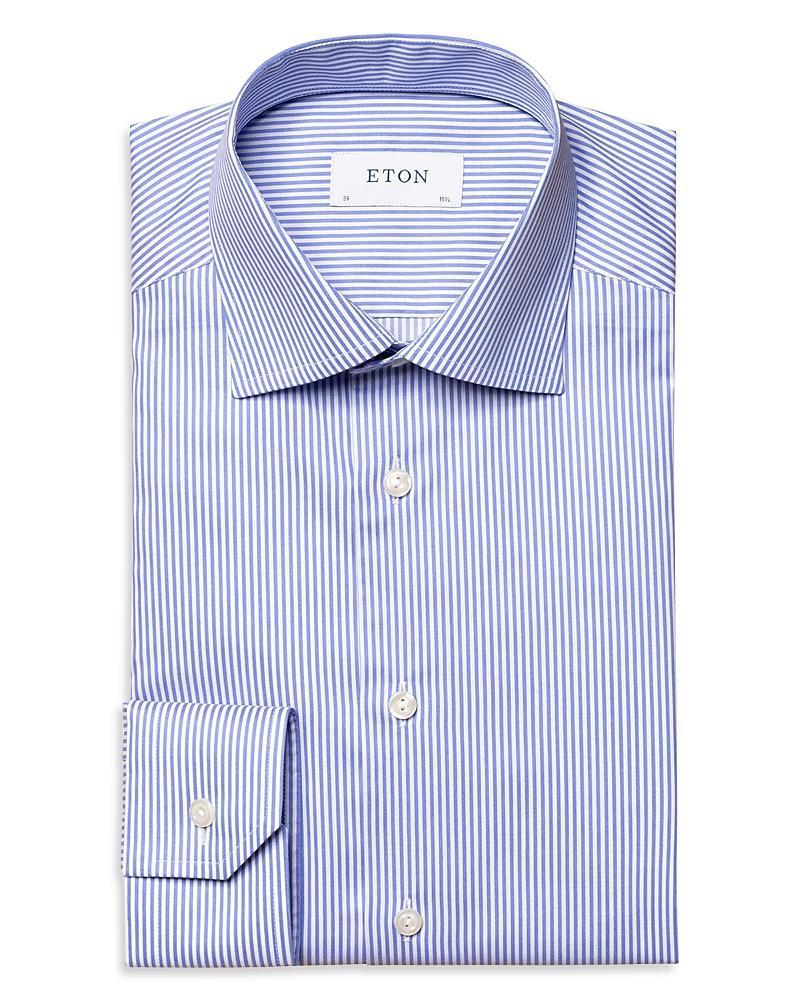 Eton Contemporary Fit Bengal Stripe Dress Shirt Product Image