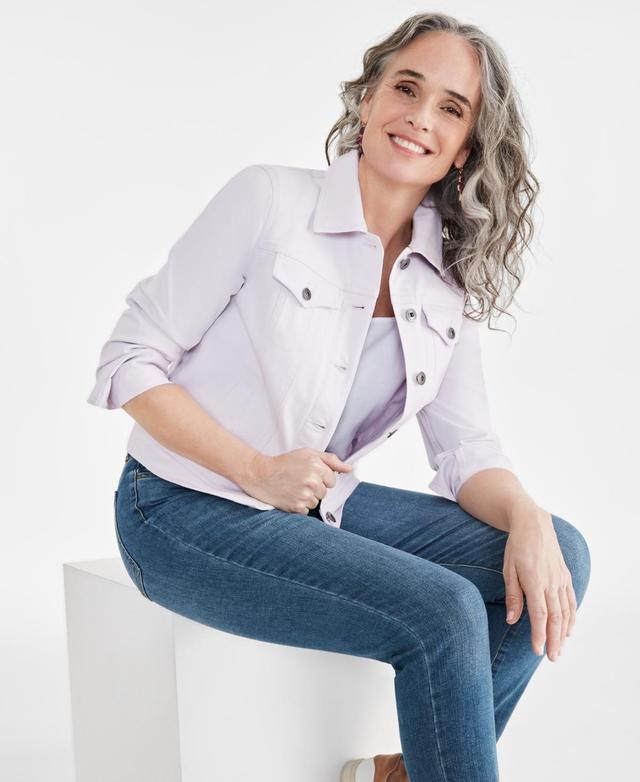 Women's Classic Denim Jacket, Regular & Petite, Created for Macy's  Product Image