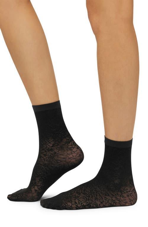 Wolford Floral Jacquard Ankle Socks Product Image