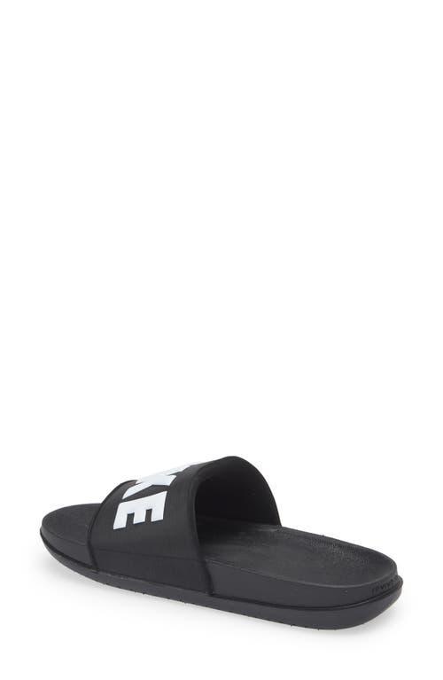 NIKE Offcourt Slide Sandals In Black/white Product Image