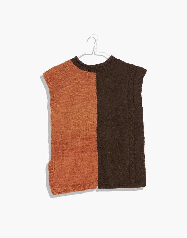 The Sleeveless Mocha Sweater Product Image